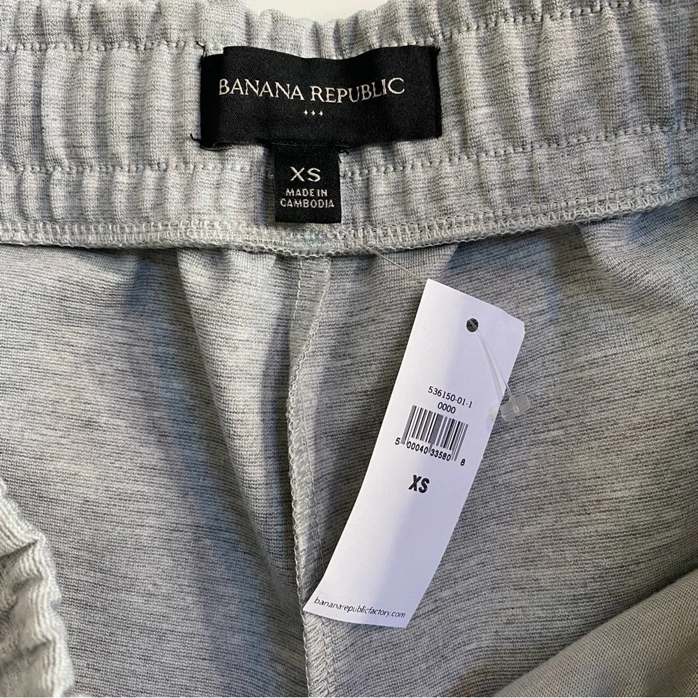 Banana Republic Heathered Grey Space Dye Jogger Pants Size XS